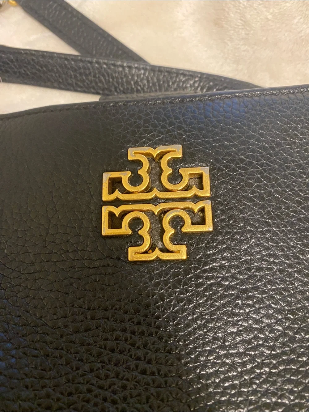 Tory Burch Britten Small Slouchy Tote with Crossbody Strap